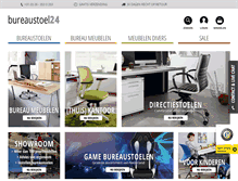 Tablet Screenshot of bureaustoel24.nl